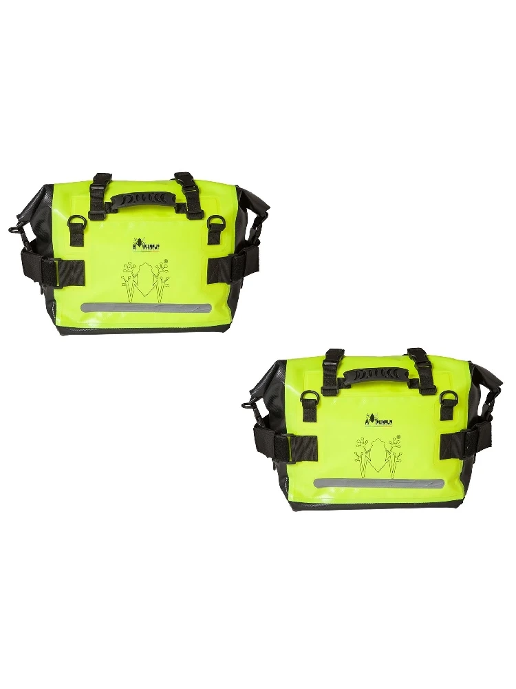 Wodoodporne sakwy Amphibious MotoBag II, fluo