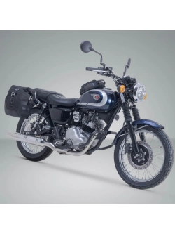 Zestaw sakw bocznych Legend Gear LC2 ze stelażami SW-Motech Kawasaki W 230 (24-)/ Meguro S1 (25-) czarne [poj.: 2 x 13,5 L]