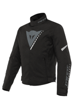 Kurtka motocyklowa tekstylna Dainese Veloce D-Dry czarno-szaro-biała