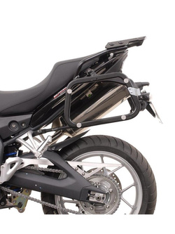 Zestaw: kufry boczne TRAX ADV + stelaże EVO SW-MOTECH 37/45 L do motocykla Triumph Tiger 1050 (06-12) [pojemność 37 i 45 L] czarne