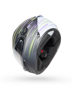Kask integralny Bell Lithium czarno-fioletowo-zielony