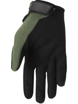 Rękawice cross dziecięce Thor Ridemode Static zielone