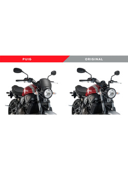 Owiewka PUIG Retroplate Honda/ Kawasaki/ Triumph/ Yamaha (wybrane modele) czarna