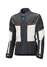 Kurtka motocyklowa tekstylna Held Karakum Top szaro-czarno-czerwona