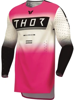 Bluza enduro Thor Sportmode czarno-biało-różowa