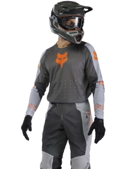 Bluza enduro Fox Ranger Air Offroad Pewter szaro-pomarańczowa