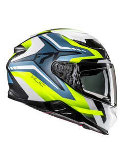 Kask integralny HJC F71 Fes żółto-niebieski