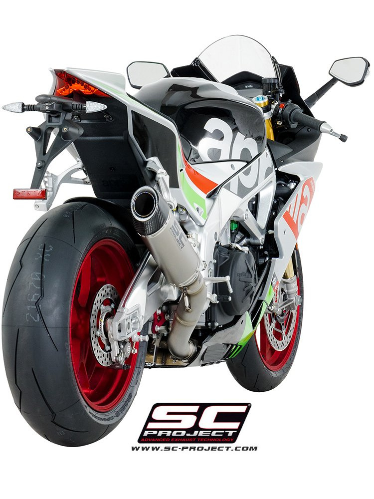 Tłumik Oval racing Titanium SC-Project do Aprilia RSV4 RF/RR 2017