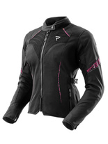 Kurtka motocyklowa damska tekstylna Rebelhorn Jax czarno-różowa