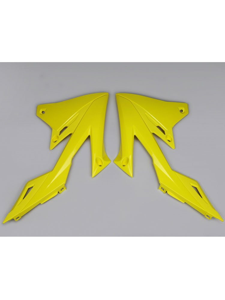 Osłony chłodnicy UFO do Suzuki RMZ 250 (19-), RMZ 450 (18-) żółte