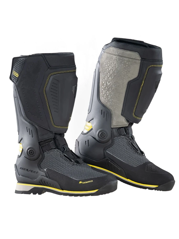 Buty motocyklowe adventure Touratech Destino Ultimate GTX czarno-żółte
