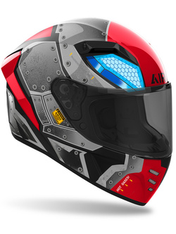 Kask integralny Airoh Connor Bot czerwono-szary
