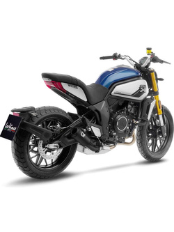 Tłumik motocyklowy LeoVince LV-10 Full Black [Slip-On, Black Stainless Steel] do CF Moto 700 CL-X Heritage / Sport (21-23)
