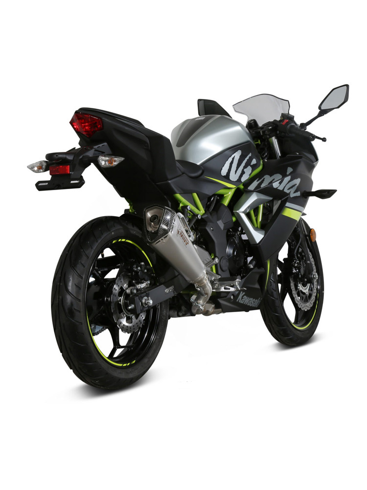 Tłumik motocyklowy Slip-On Line (Delta Race) MIVV do Kawasaki Ninja 125 / Z125 (19-) srebrny