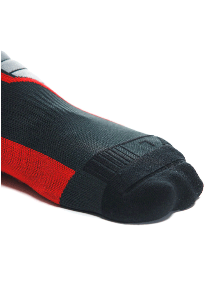 Skarpety motocyklowe długie Dainese Thermo Long czarno-czerwone