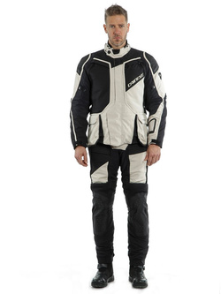 Motocyklowa kurtka tekstylna Dainese D-EXPLORER 2 GORE-TEX® czarno-biała