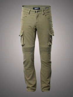 Jeansy motocyklowe 4SR Tourismo zielone