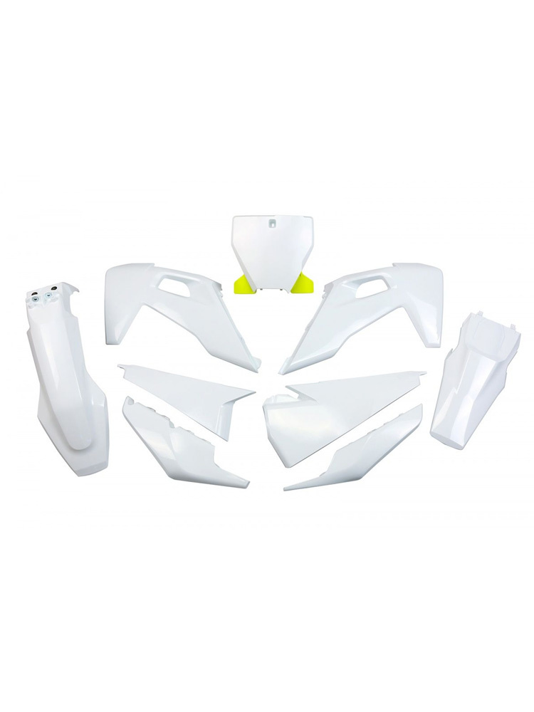 Komplet plastików UFO do Husqvarna TC 125/250, FC 250/350/450 (19-22) biały