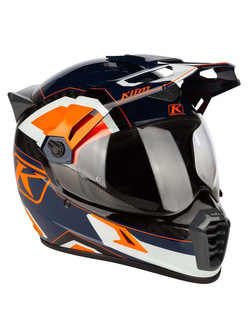 Kask integralny Klim Krios PRO Karbon pomarańczowo-niebieski