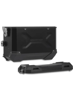 Zestaw: kufry boczne TRAX ADV + stelaże PRO SW-Motech Honda X-ADV 750 RH21 (24-) czarne [poj.: 2 x 45 L]
