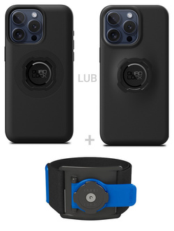Zestaw do biegania: etui na telefon iPhone 16 Pro Max + opaska sportowa Quad Lock