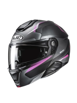 Kask szczękowy HJC i91 Felio szaro-różowy