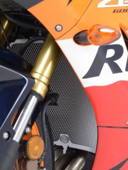 Osłona chłodnicy R&G aluminiowa do Hondy CBR 600 RR (13-) szara