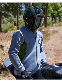 Bluza motocyklowa Alpinestars Chrome Air czarno-szara-fluo