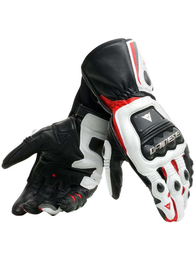 Skórzane Rękawice motocyklowe Dainese Steel-Pro czarno-białe