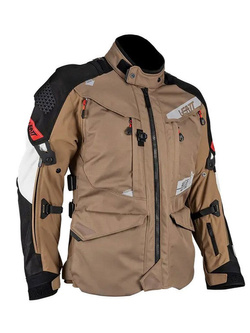 Kurtka motocyklowa tekstylna Leatt ADV MultiTour 7.5 brązowo-czarno-biała