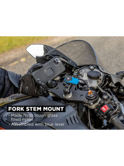 Zestaw na motocykl: etui na telefon iPhone 13 Pro Max + wodoodporny pokrowiec + mocowanie Quad Lock 