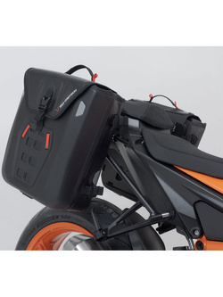 Sakwy wodoodporne SysBag WP M/M SW-MOTECH + stelaże SLC do KTM 1290 Super Duke R KTM Super Duke (19-),  Super Duke R 1390 / Evo (24-)[pojemność: 2 x 17-23 l]
