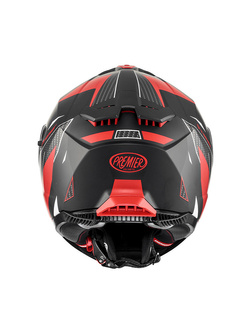 Kask integralny Premier Typhoon RS92 BM czerwono-czarny matowy