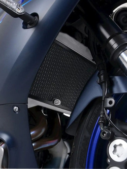 Osłona chłodnicy R&G aluminiowa do Yamaha R7 (22-25) czarna