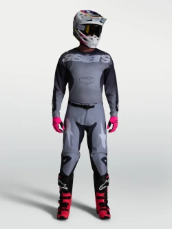 Bluza cross Alpinestars MX Racer Amber szara