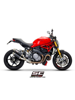 Podwójny tłumik SC-Project Twin GP Carbon (Slip on) - Ducati Monster 1200 / S / R [17-21]