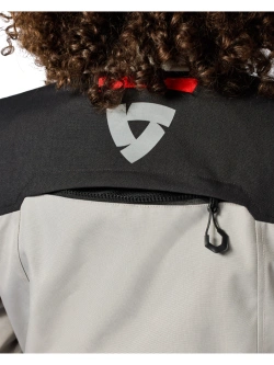 Kurtka motocyklowa damska tekstylna REV’IT! Outback 5 H2O szaro-czarna