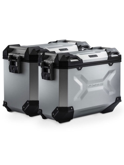 Zestaw: kufry boczne + stelaże PRO TRAX ADV SW-MOTECH 45/37 L do motocykla Honda CRF1100 L Africa Twin (19-21) [pojemność 45 + 37L]