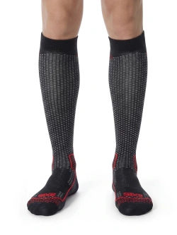 Skarpety SIXS Long V3 czarno-czerwone