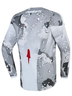 Bluza cross dziecięca Alpinestars MX Fluid Lone szaro-czerwona