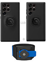 Zestaw do biegania: etui na telefon Samsung Galaxy S22 Ultra + opaska sportowa Quad Lock