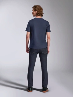 Koszulka z krótkim rękawem Alpinestars Ageless 2.0 CSF niebiesko-pomarańczowa