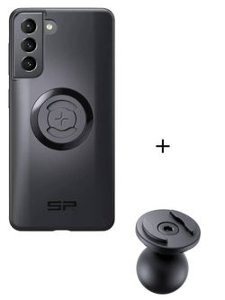Zestaw: etui na telefon Samsung Galaxy S21 + uchwyt kulowy Pro SPC+ SP Connect