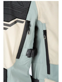 Kurtka motocyklowa tekstylna Klim Adventure Rally szaro-brązowa