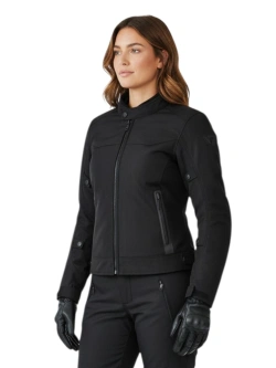 Kurtka motocyklowa damska tekstylna REV’IT! Shade H2O czarna