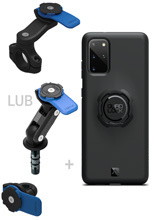 Zestaw na motocykl: etui na telefon Samsung Galaxy S20+ + mocowanie Quad Lock