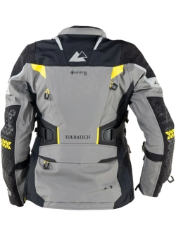 Kurtka motocyklowa damska tekstylna Touratech Companero Rambler Pro szaro-czarno-żółta