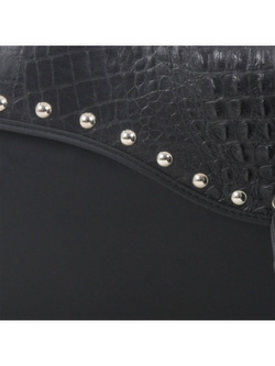 Sakwa skórzana prawa Ivory Hepco&Becker (pojemność: 21L) czarna