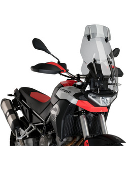 Szyba motocyklowa turystyczna PUIG do modelu Aprilia Tuareg 660 (22-) [z deflektorem] lekko przyciemniana