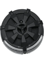 Miernik poziomu paliwa i ładowania akumulatora z diodami LED Kuryakyn Alley Cat czarny